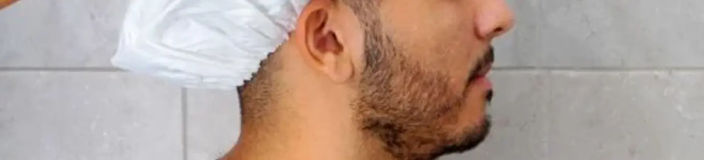 Haar wassen op bed met een shampoo cap |  Comfortabel en hygiënisch