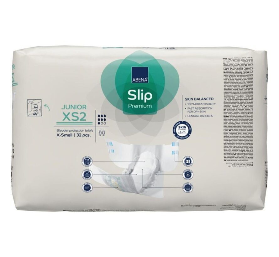 Abena Slips XS Junior voorheen Abri-Form Junior luiers (32 stuks)
