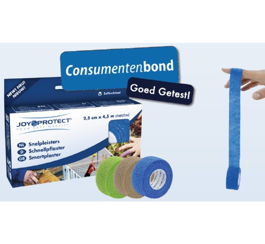Snelpleister Joy2Protect  Blauw (HACCP)