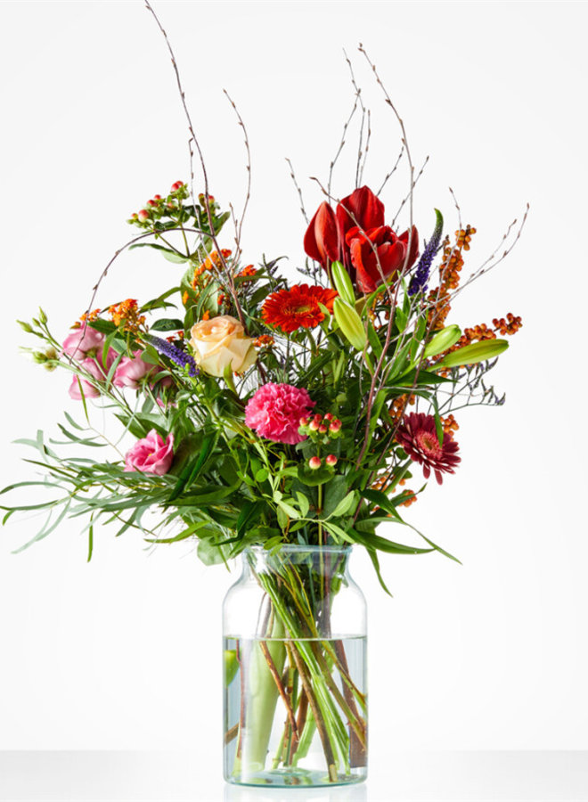 Vrolijk winterboeket