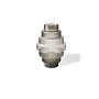 Vase Steps Grey Small