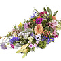 Rouwboeket bont gekleurd