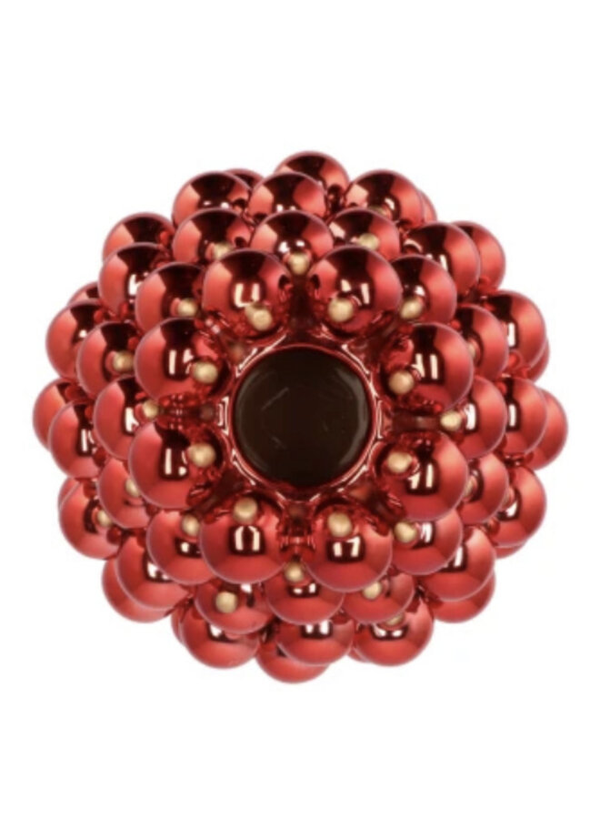 Christmasball red vase