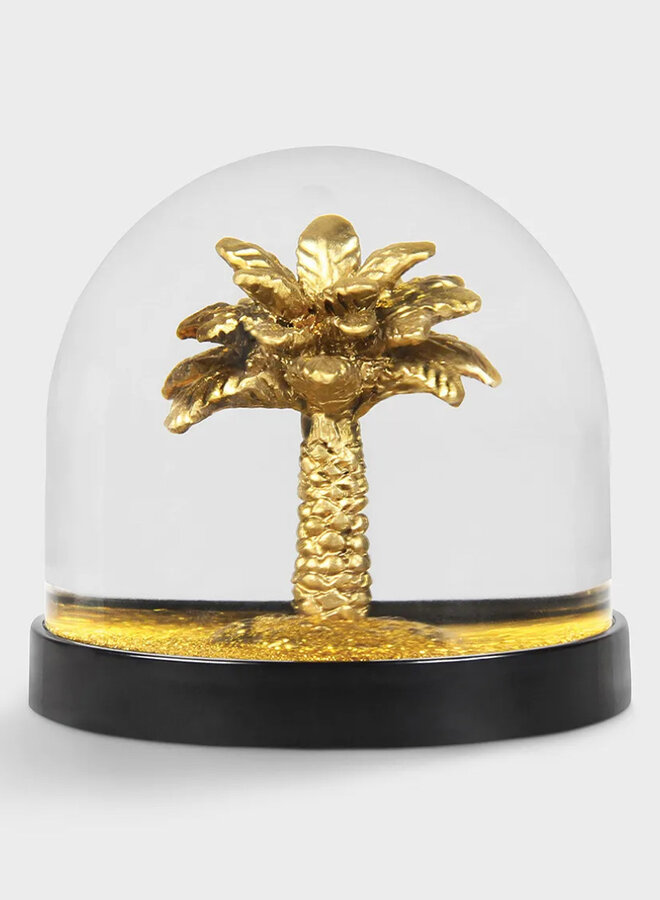 Wonderball palm tree gold  8 x Ø 8.5 cm