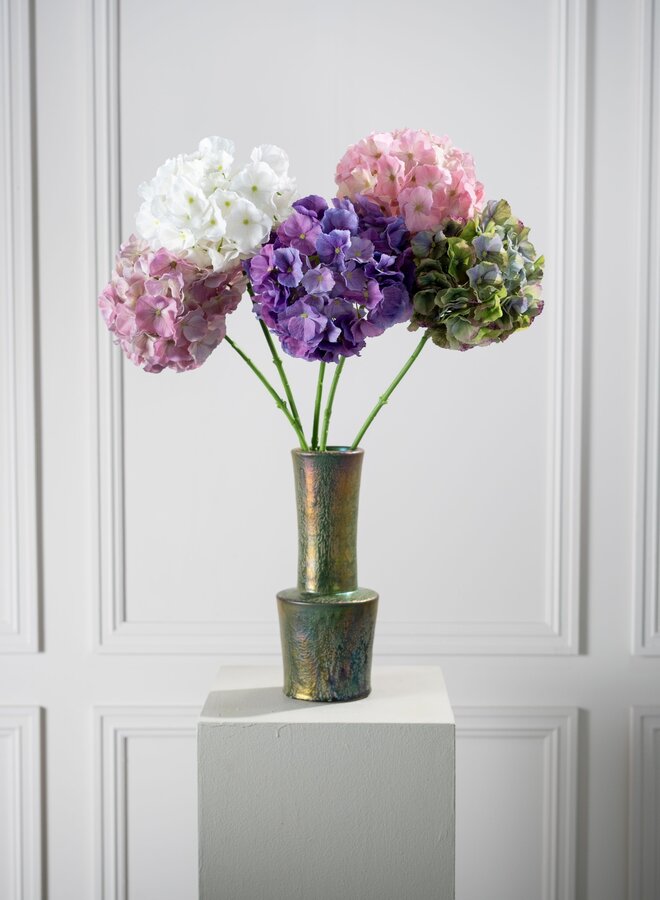 HORTENSIA STEEL BLAUW GROEN 75 cm
