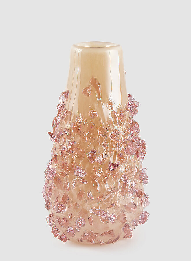 VASE ROSY PEACH H40 D22