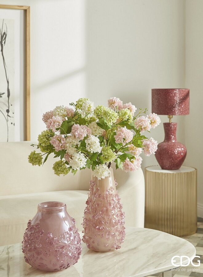 VASE ROSY PEACH H40 D22