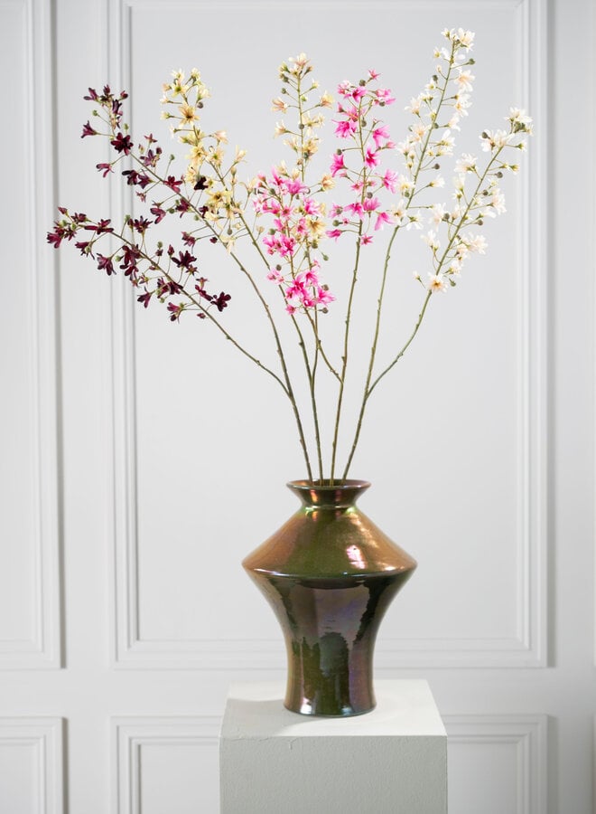 HYACINT TAK GROEN ROZE 111 cm
