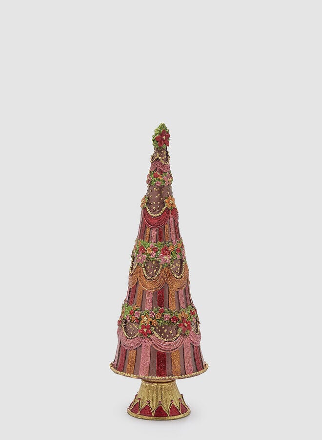 Kerstboom – Bordeaux, Oudroze & Goud
