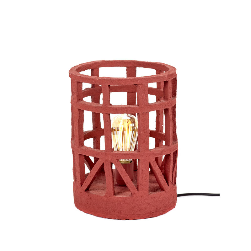 Standing Lamp Earth Red