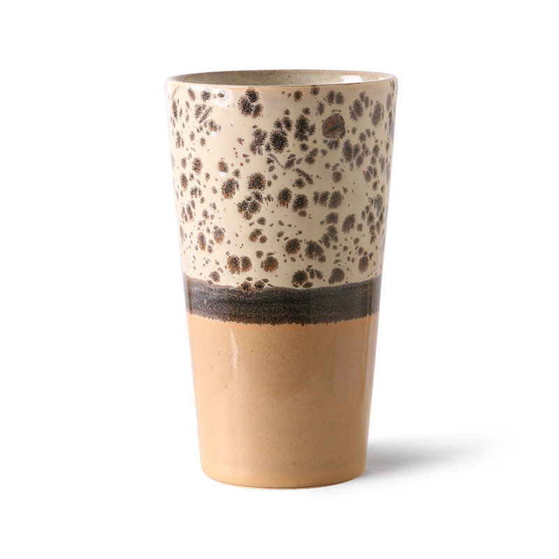 70s Ceramics Latte Mug Tropical