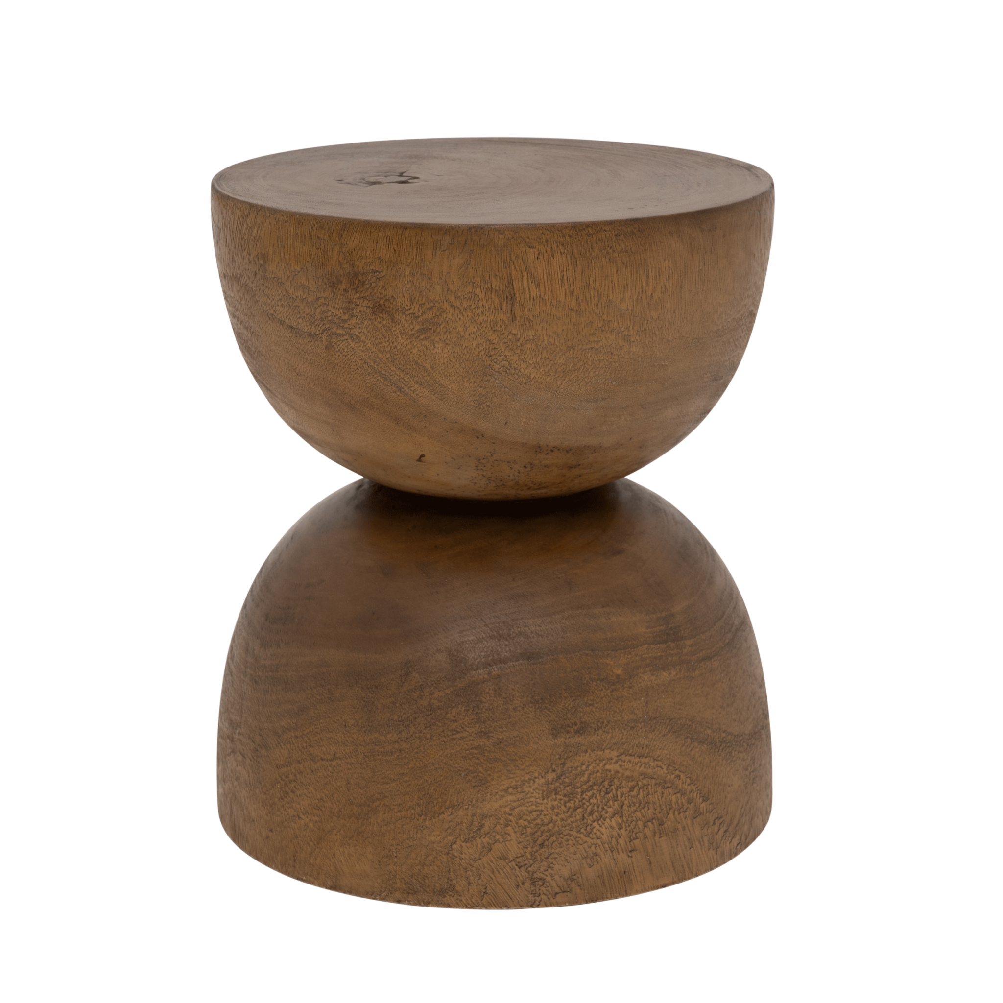 Side Table Wood Hourglass NEUF Gift Store