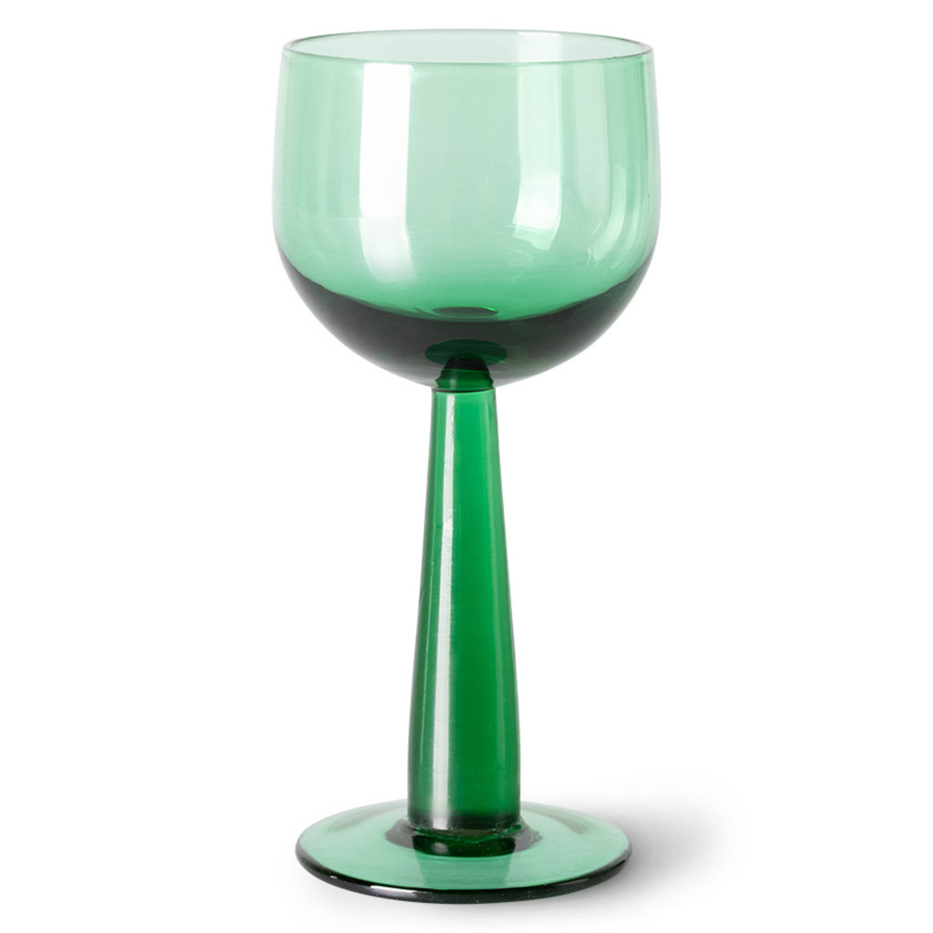 Emeralds Wine Glasses Tall Fern - Set of 4