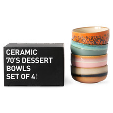 70's Dessert Bowls Sirius - Set of 4 - 6956
