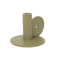 Candle Holder Dappled Green