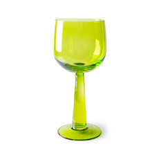HKliving Emeralds Wine Glasses Tall Lime - Set of 4
