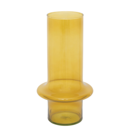 Recycled Vase Yolk Yellow
