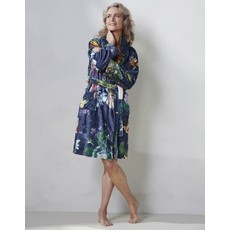 Bathrobe Fleur Nightblue (S)