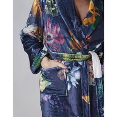 Bathrobe Fleur Nightblue (S)