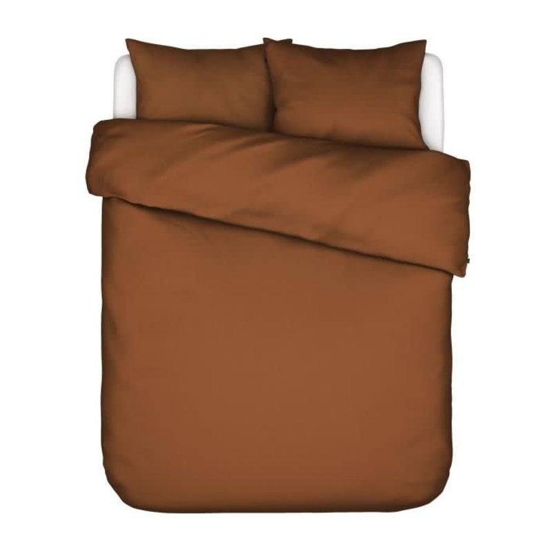 Duvet Cover Minte Leather Brown