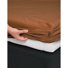 Hoeslaken Minte Leather Brown (160 x 200 cm)