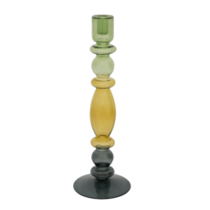 Candle Holder Bulb Green