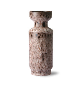 Retro Vase Lava Brown