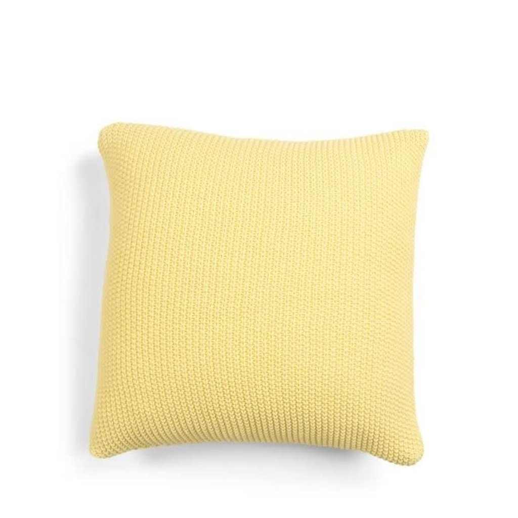 Nordic Knit Cushion Square Yellow