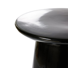 Earthenware Side Table Black