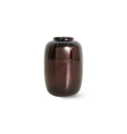 Chrome Vase Brown