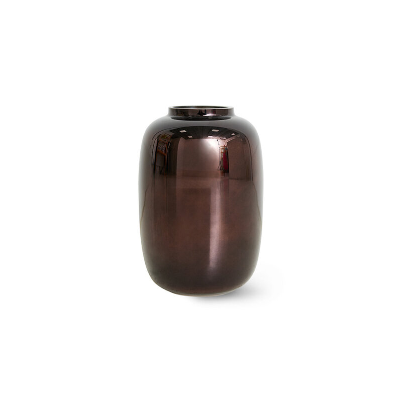 Chrome Vase Brown