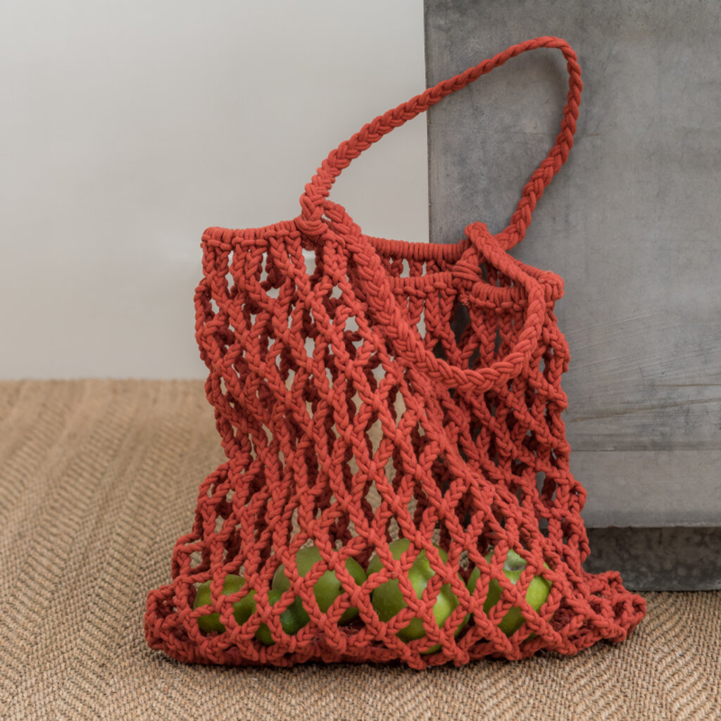 Shopper Crochet Red