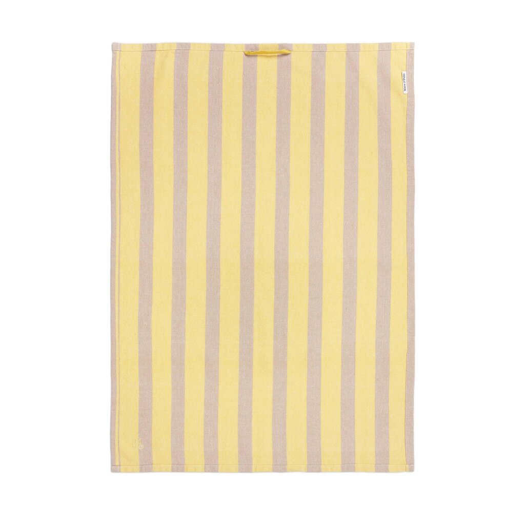 Marc O'Polo Tea Towels Pink Yellow (Set of 2)