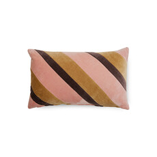 Striped Velvet Cushion Sunkissed