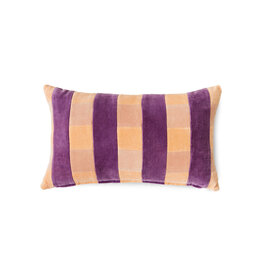 Cushion Striped Velvet Midsummer