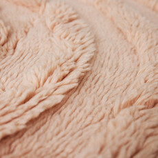 Rug Round Woolen Pink