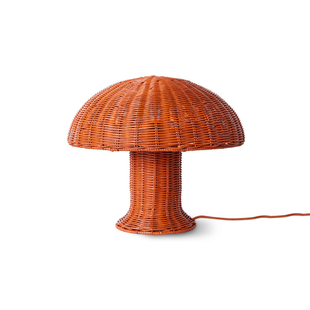 Table Lamp Rattan Coral