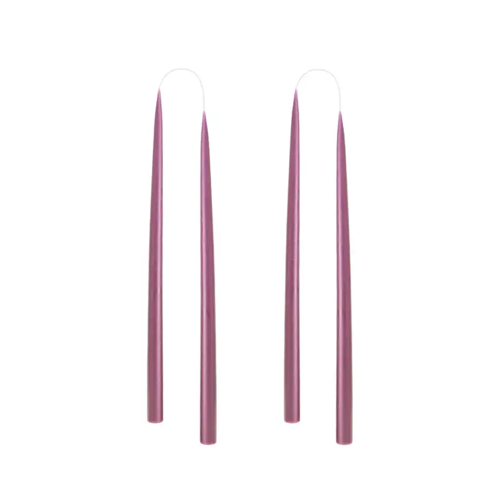 Candles  Light Heather (Set  of 4)