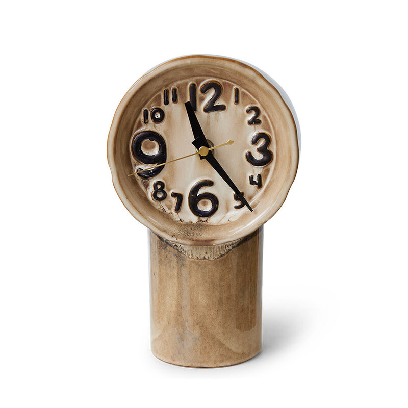 Clock Retro Cream