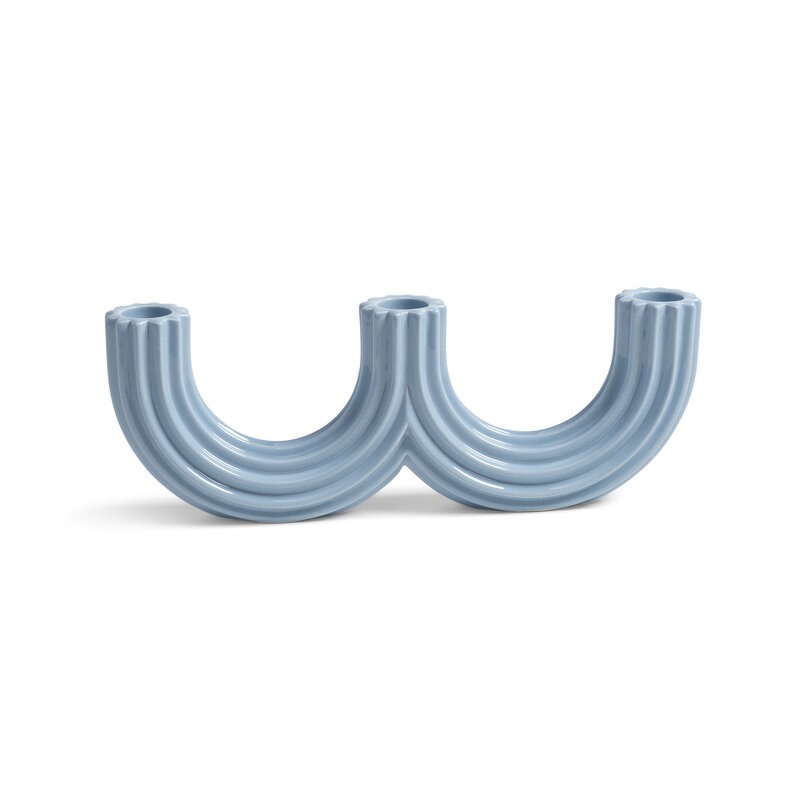 Candle Holder Churros Blue