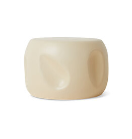 Currents Ceramic Side Table Shell