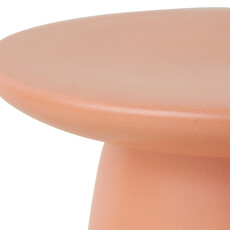 Earthenware Side Table Peach