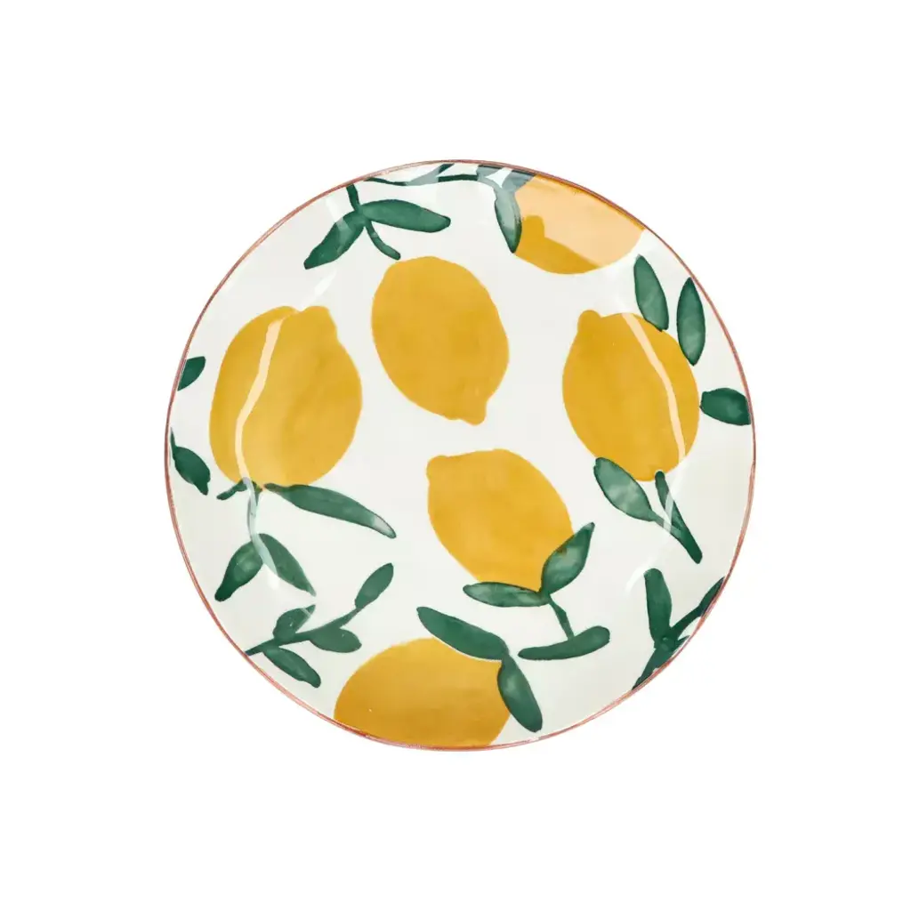 Dessert Plate Yellow Citron