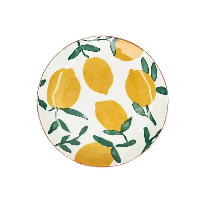 Dessert Plate Yellow Citron