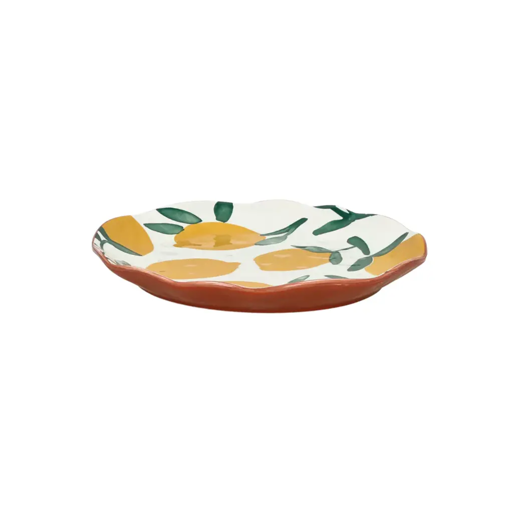 Dessert Plate Yellow Citron