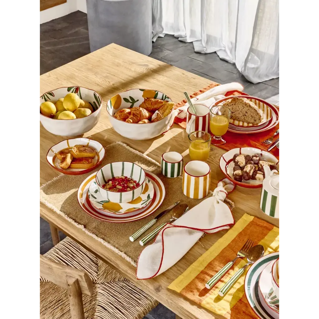 Dessert Plate Yellow Citron