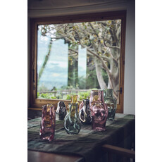 Vase Gleam Glass Chrome (M)