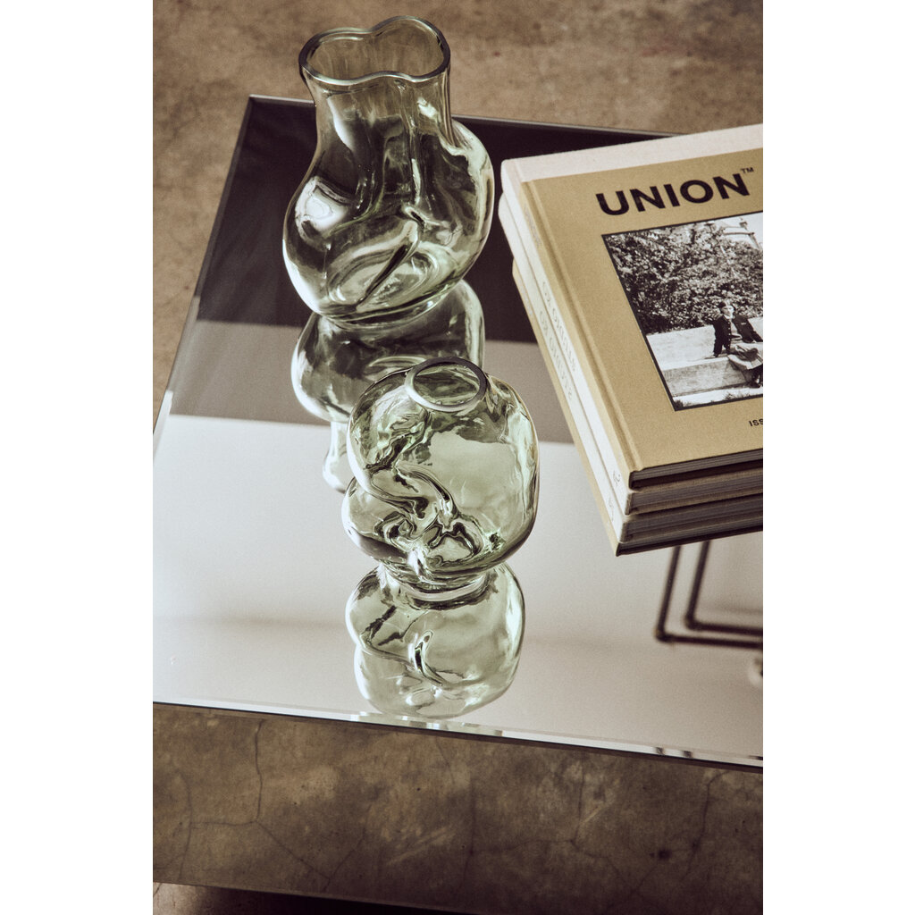 Vase Gleam Glass Olive (S)