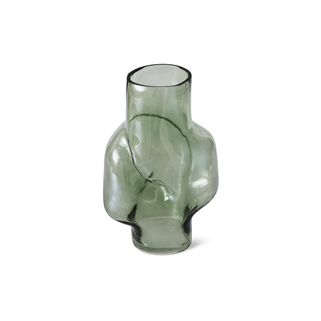 Vase Gleam Glass Olive (L)