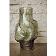 Vase Gleam Glass Olive (L)